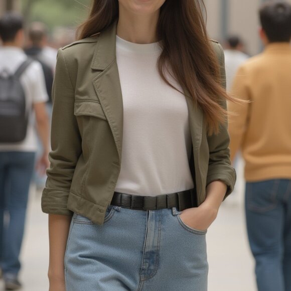 Nice Women Pewter Black Metal Elastic Skinny Stylish Stretch Look Belt Size S M - Picture 10 of 16